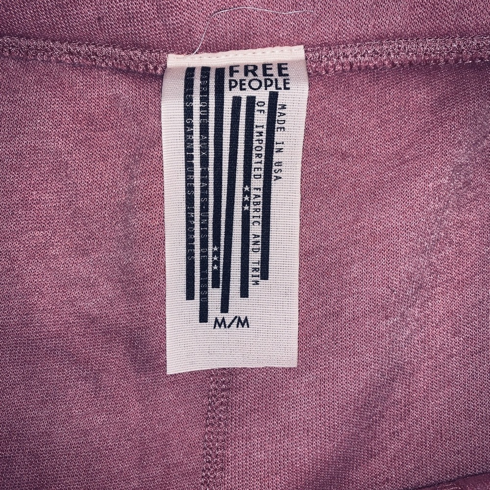 NWT Free People Yes They’re That Soft Pants -Pink - Picture 6 of 9